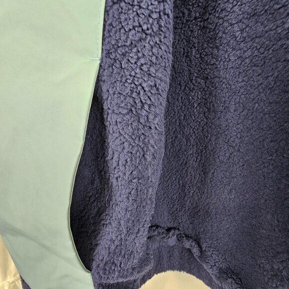 All In Motion Reversible Blue Windbreaker Fleece Jacket - Picture 8 of 10